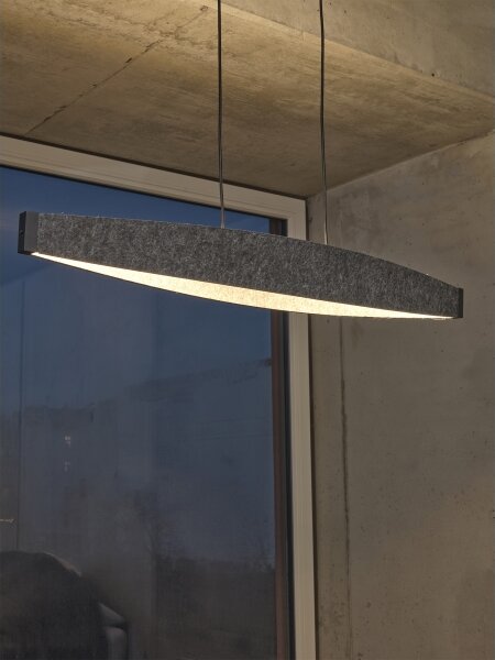 Osram - Pendul LED pe cablu DECOR FLAT LED/23W/230V, gri