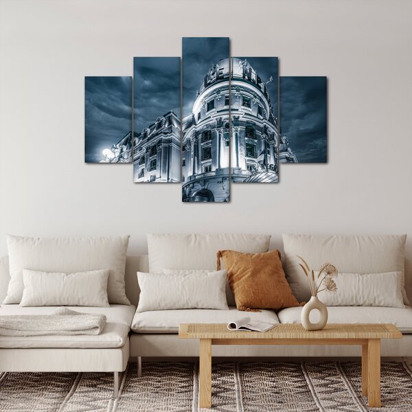 Tablou cu arhitectură în întuneric (150x105 cm)