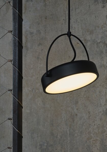 Osram - Lampă suspendată LED pe cablu DECOR PUCK LED/12W/230V CRI 90 neagră