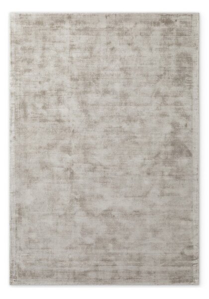 Covor gri țesut manual din viscoză 120x180 cm Noemi – Vikosa