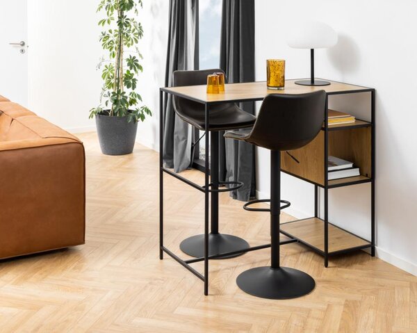Scaun de bar Oregon negru