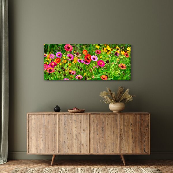 Tablou cu flori de luncă (120x50 cm)
