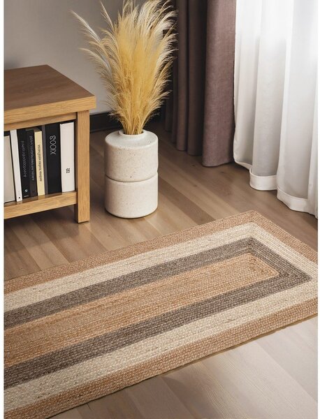 Covor tip traversă reversibil/țesut manual din iută 80x200 cm Juno – Hanse Home