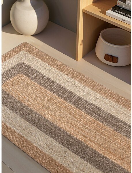 Covor tip traversă reversibil/țesut manual din iută 80x200 cm Juno – Hanse Home