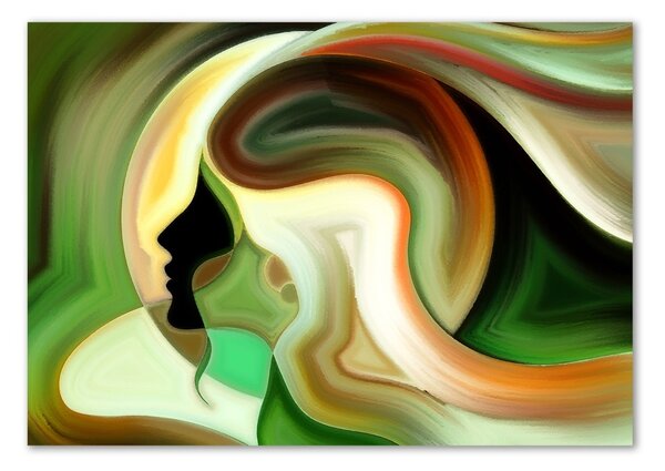 Tablou sticlă abstracțiune