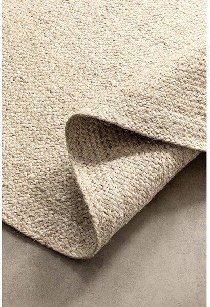Covor crem reversibil/țesut manual rotund din iută ø 100 cm Braided – Hanse Home