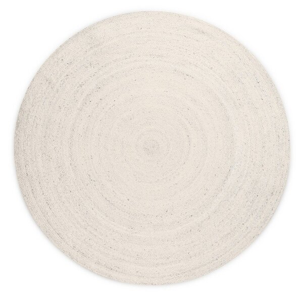 Covor crem reversibil/țesut manual rotund din iută ø 100 cm Braided – Hanse Home