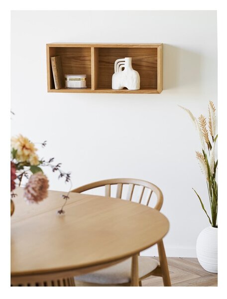 Raft în culoare naturală etajat cu aspect de lemn de stejar 71 cm Oshawa – House Nordic