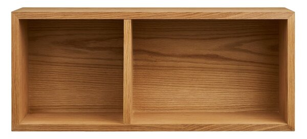 Raft în culoare naturală etajat cu aspect de lemn de stejar 71 cm Oshawa – House Nordic