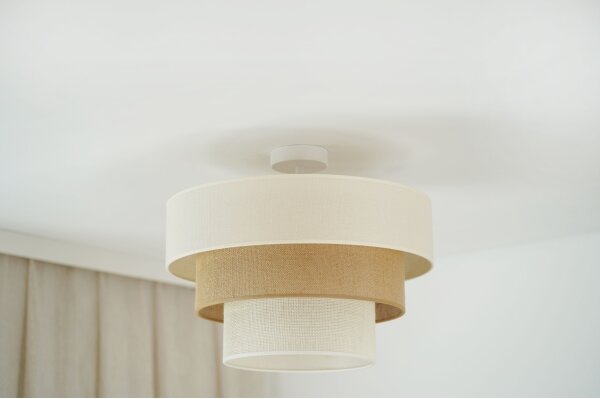 Brilagi Lustr DENVER LUNETA 1xE27/15W/230V pr. 45 bej-maro-crem