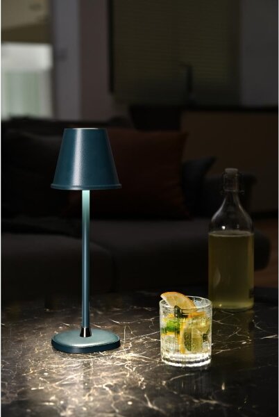 Lampă LED reîncărcabilă dimabilă de masă Retlux LED/3W/1800 mAh albastru închis