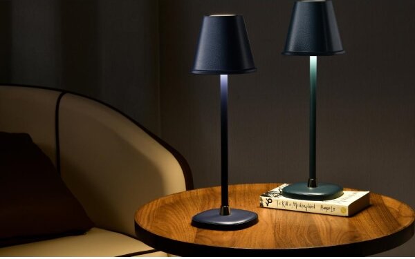 Lampă LED reîncărcabilă dimabilă de masă Retlux LED/3W/1800 mAh albastru închis