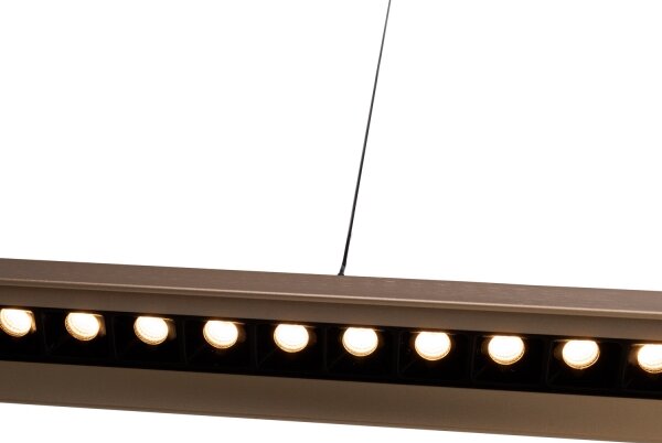 Lustră LED pe cablu MAXLIGHT P0594 JO-JO LED/38W/230V alamă