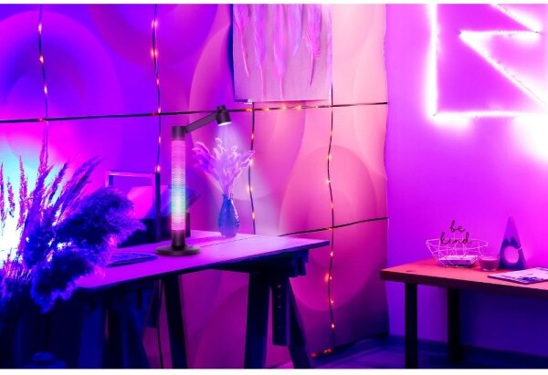 Lampă LED RGBW dimabilă de masă Retlux LED/10W/5V 2700-6000K Wi-Fi Tuya + telecomandă