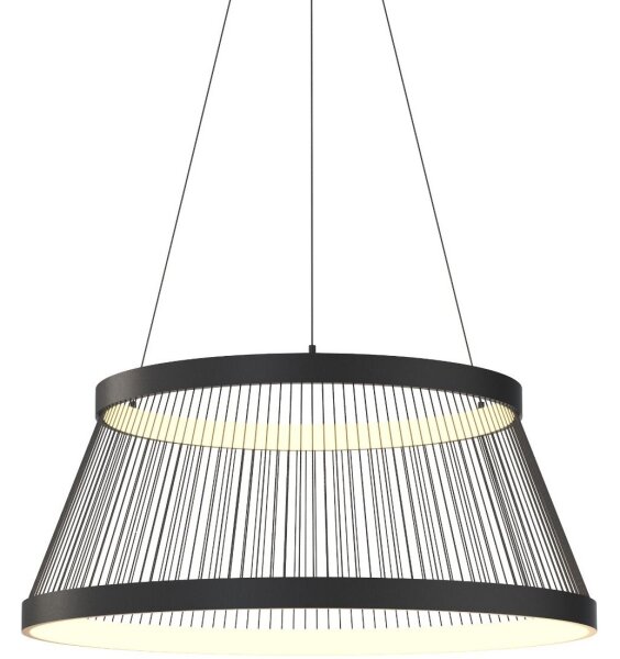 Lustră LED dimabilă Zuma Line MD3328-2M-3BT BALL LED/53W/230V 2700-6000K negru + telecomandă
