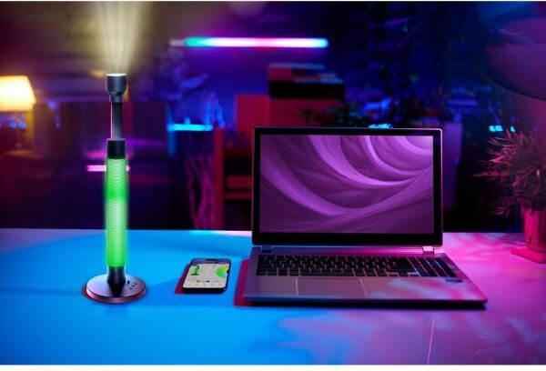 Lampă LED RGBW dimabilă de masă Retlux LED/10W/5V 2700-6000K Wi-Fi Tuya + telecomandă