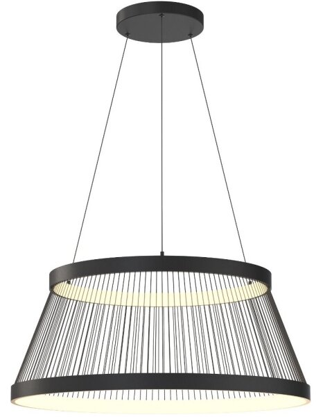 Lustră LED dimabilă Zuma Line MD3328-2M-3BT BALL LED/53W/230V 2700-6000K negru + telecomandă