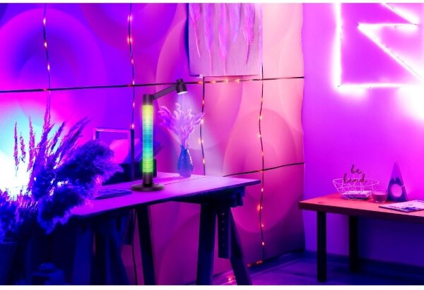 Lampă LED RGBW dimabilă de masă Retlux LED/10W/5V 2700-6000K Wi-Fi Tuya + telecomandă
