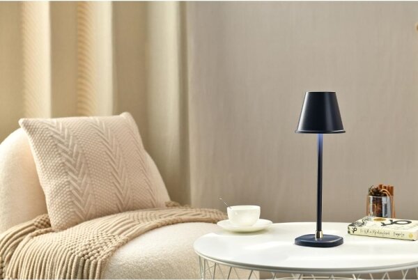 Lampă LED reîncărcabilă dimabilă de masă Retlux LED/3W/1800 mAh albastru închis