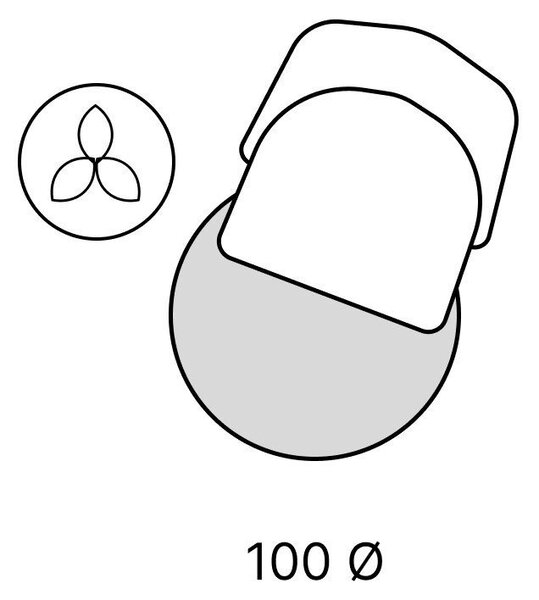Covor crem reversibil/țesut manual rotund din iută ø 100 cm Braided – Hanse Home