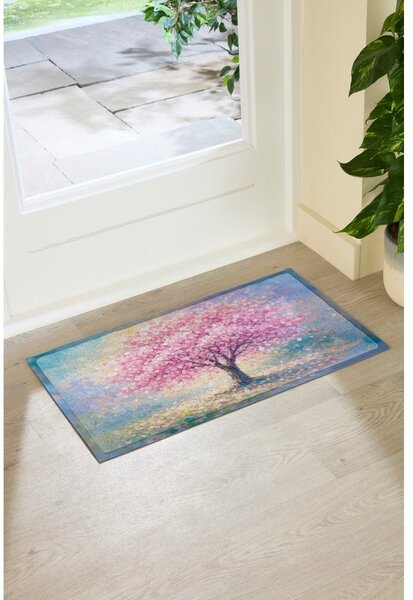 Covoraș de intrare din PVC 40x70 cm Blossom Tree – Artsy Doormats