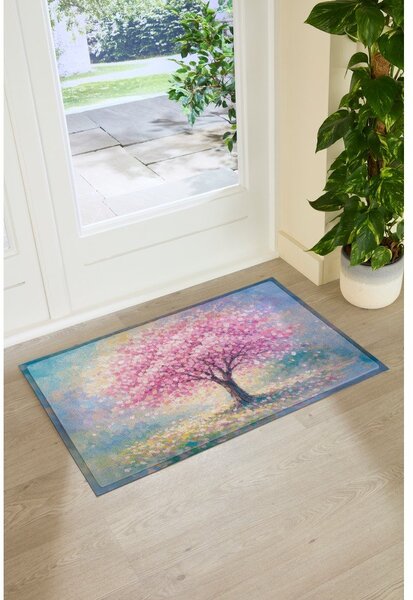 Covoraș de intrare din PVC 40x70 cm Blossom Tree – Artsy Doormats