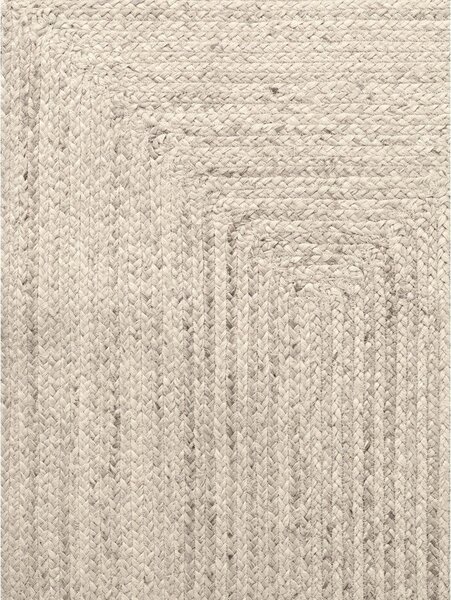 Covor tip traversă crem reversibil/țesut manual din iută 80x200 cm Juno – Hanse Home