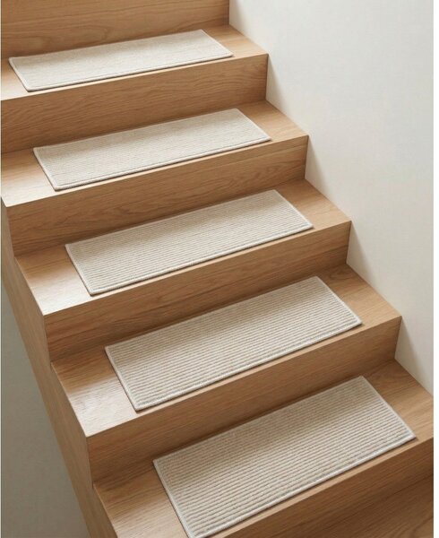Covorașe pentru scări bej 16 buc. 25x65 cm Silio – Vitaus