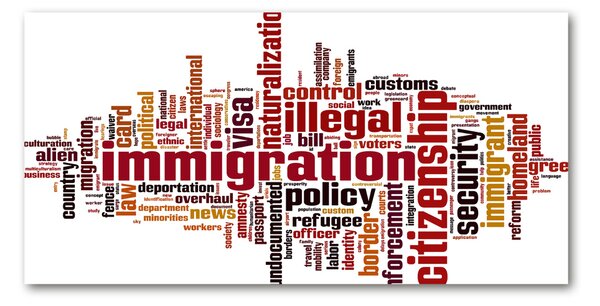 Tablou din Sticlă Imigrare