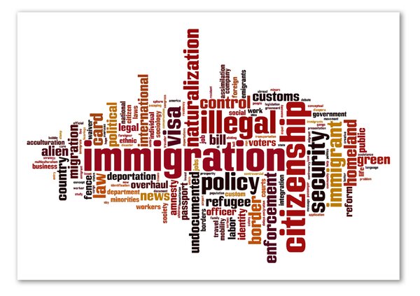 Tablou din Sticlă Imigrare