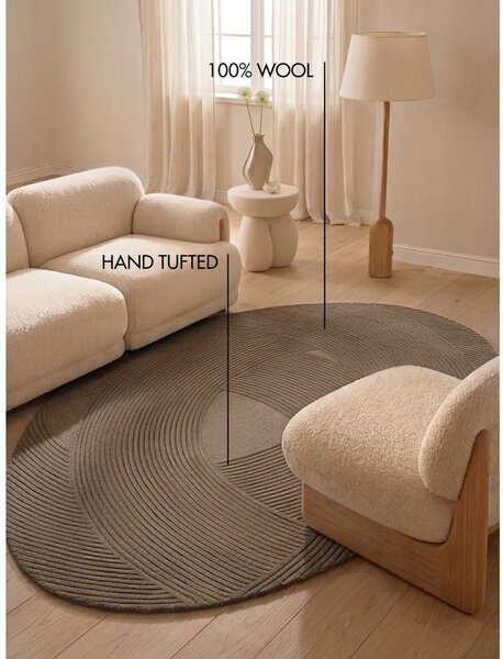 Covor maro din lână 160x230 cm Kensington Victoria – Ted Baker