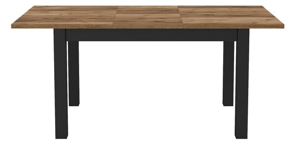 Masă Tornua 111Molid închis, Negru mat, 8x9x13cm, ExtensieExtensie, PAL laminat, PAL laminat