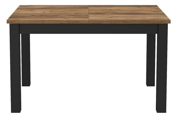 Masă Tornua 111Molid închis, Negru mat, 8x9x13cm, ExtensieExtensie, PAL laminat, PAL laminat