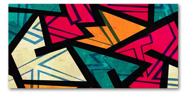 Tablou Printat Pe Sticlă fundal geometrică