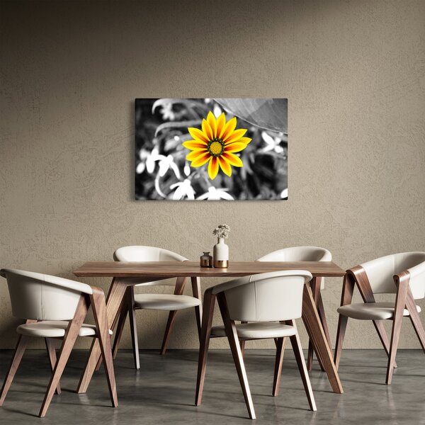 Tablou cu floare galbenă (90x60 cm)