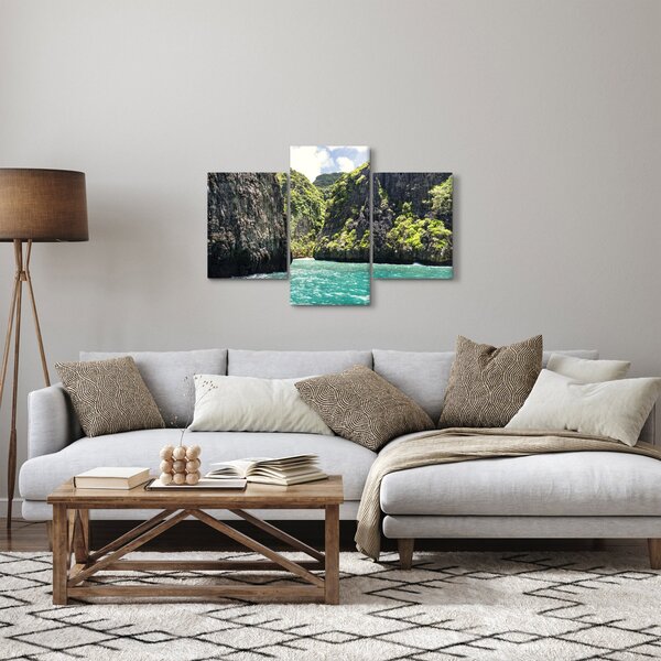 Tablou cu râu montan (90x60 cm)