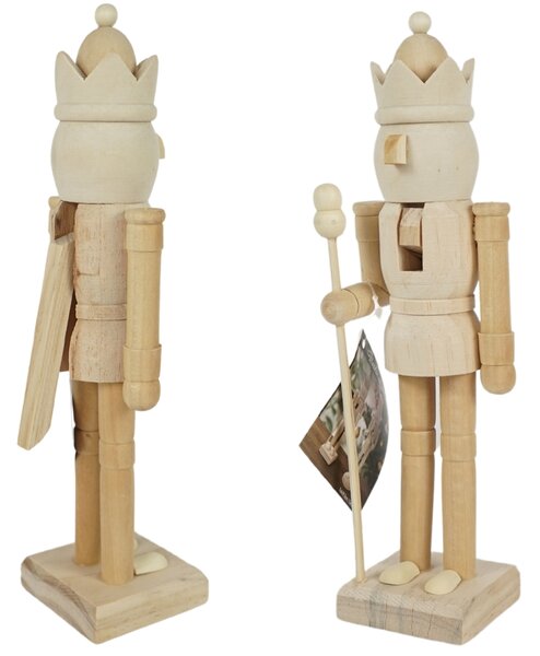 Spargator de nuci din lemn NUTCRACKER 25,5 cm - mai multe variante