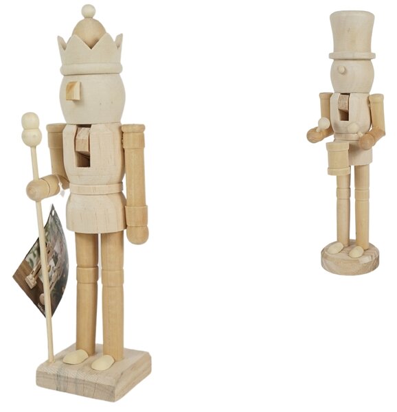 Spargator de nuci din lemn NUTCRACKER 25,5 cm - mai multe variante