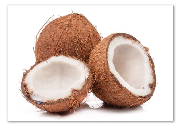 Tablou sticlă nucă de cocos
