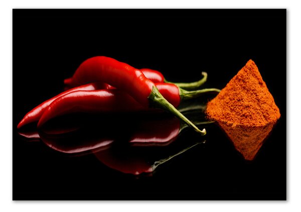 Imagine de sticlă Chilli și ardei iute