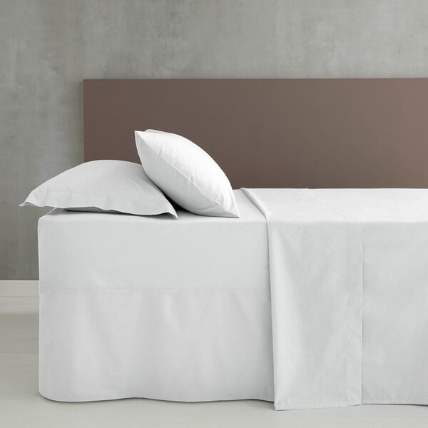 Cearceaf alb din bumbac percale 230x260 cm Easy Iron Percale – Catherine Lansfield