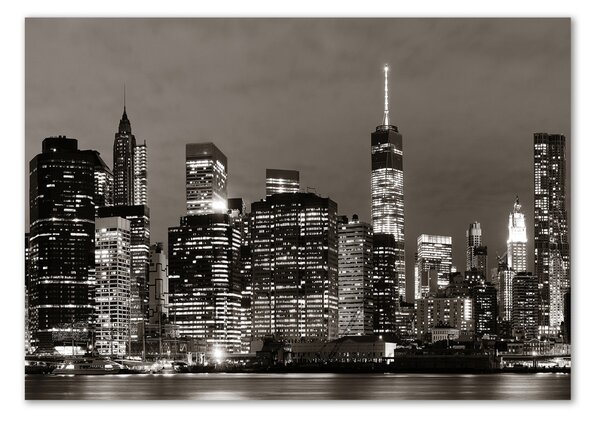 Tablou pe pe sticlă Manhattan New York City