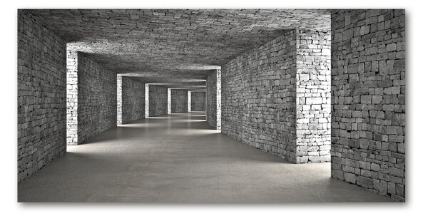 Tablou din Sticlă tunel Cărămidă