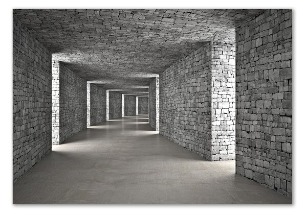 Tablou din Sticlă tunel Cărămidă