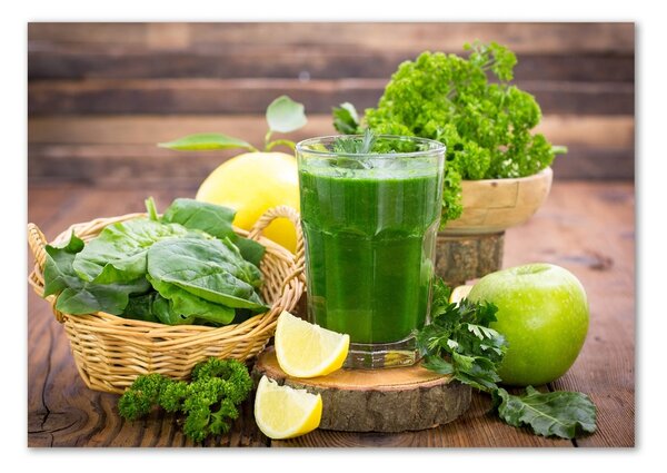 Fotografie imprimată pe sticlă cocktail verde