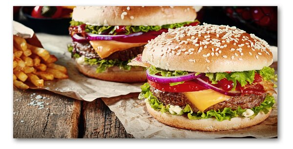 Imagine de sticlă hamburgeri
