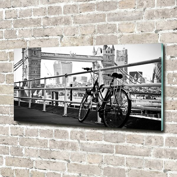 Tablou sticlă Biciclete de la Londra