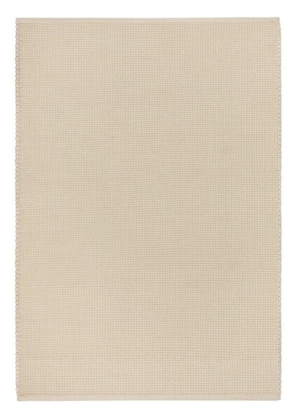 Covor bej țesut manual din lână 140x200 cm Talo – noo.ma