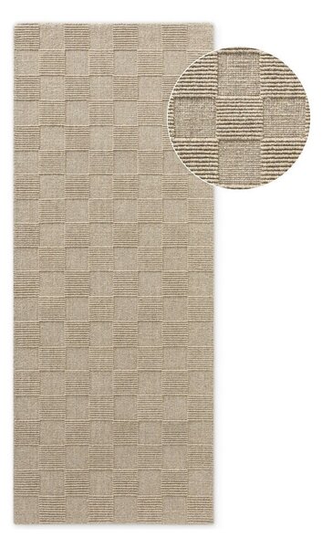Covor tip traversă bej țesut manual din lână 80x200 cm Scala – Villeroy&Boch