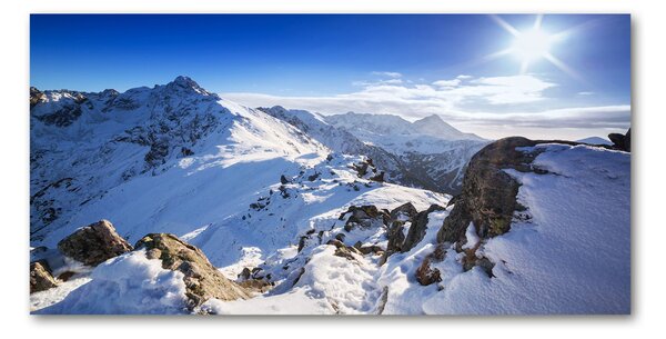 Tablou sticlă Summit-ul Tatra